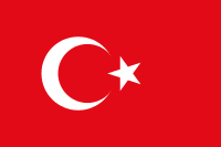 Landesflagge der Republik Türkei